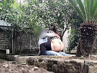 outdoor desi stepsister